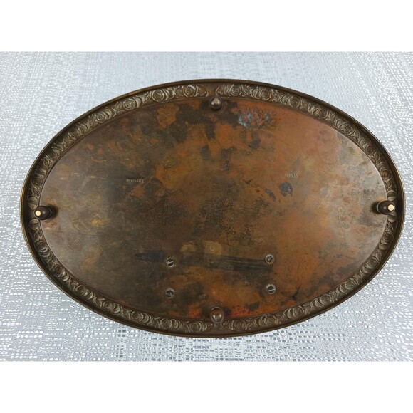 Antique Copper Inkwell Early 20th Century Made In Germany - Picture 8 of 8